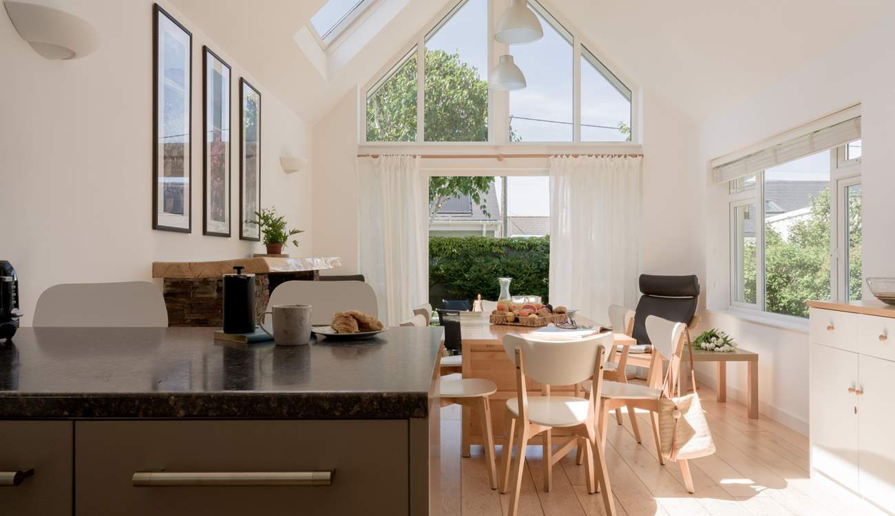 Chat with guests whilst dinner is prepared. 