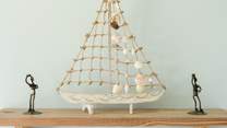 The nautical theme is a nod to the seaside location. 