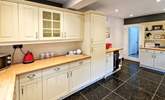 Cook up a holiday meal in the spacious kitchen. - Thumbnail Image