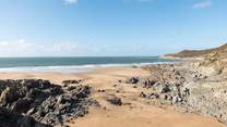 A short drive away you will find the golden sands of Woolacombe. 
