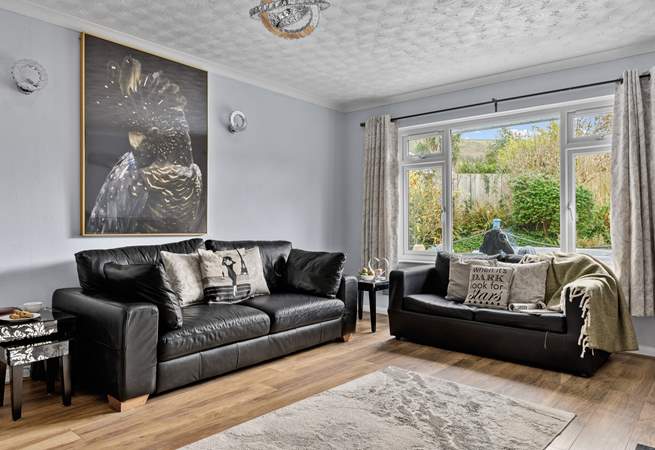 Relax in the comfortable sitting-room after a busy beach day.