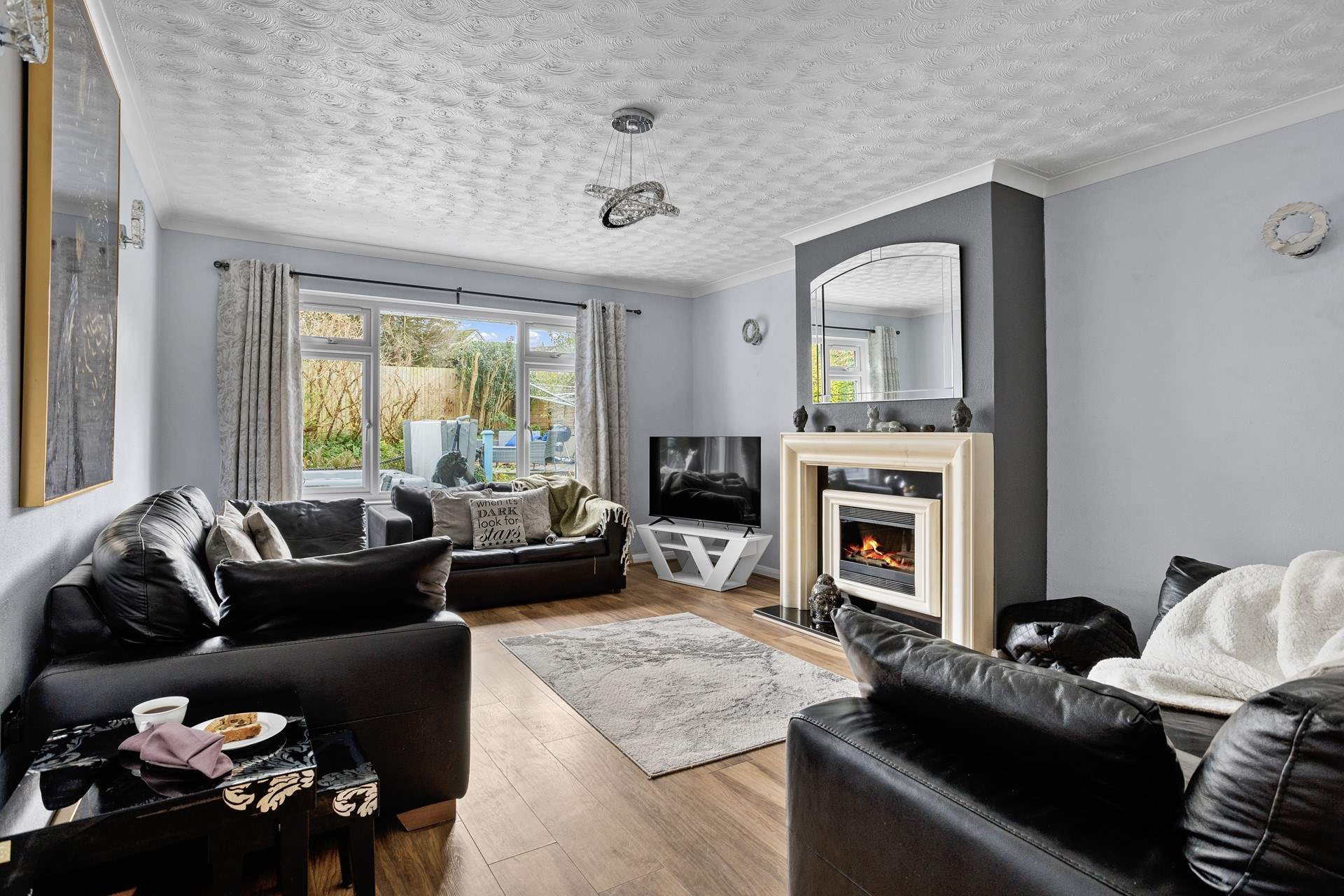 Snuggle up in front of the TV for a family film night.