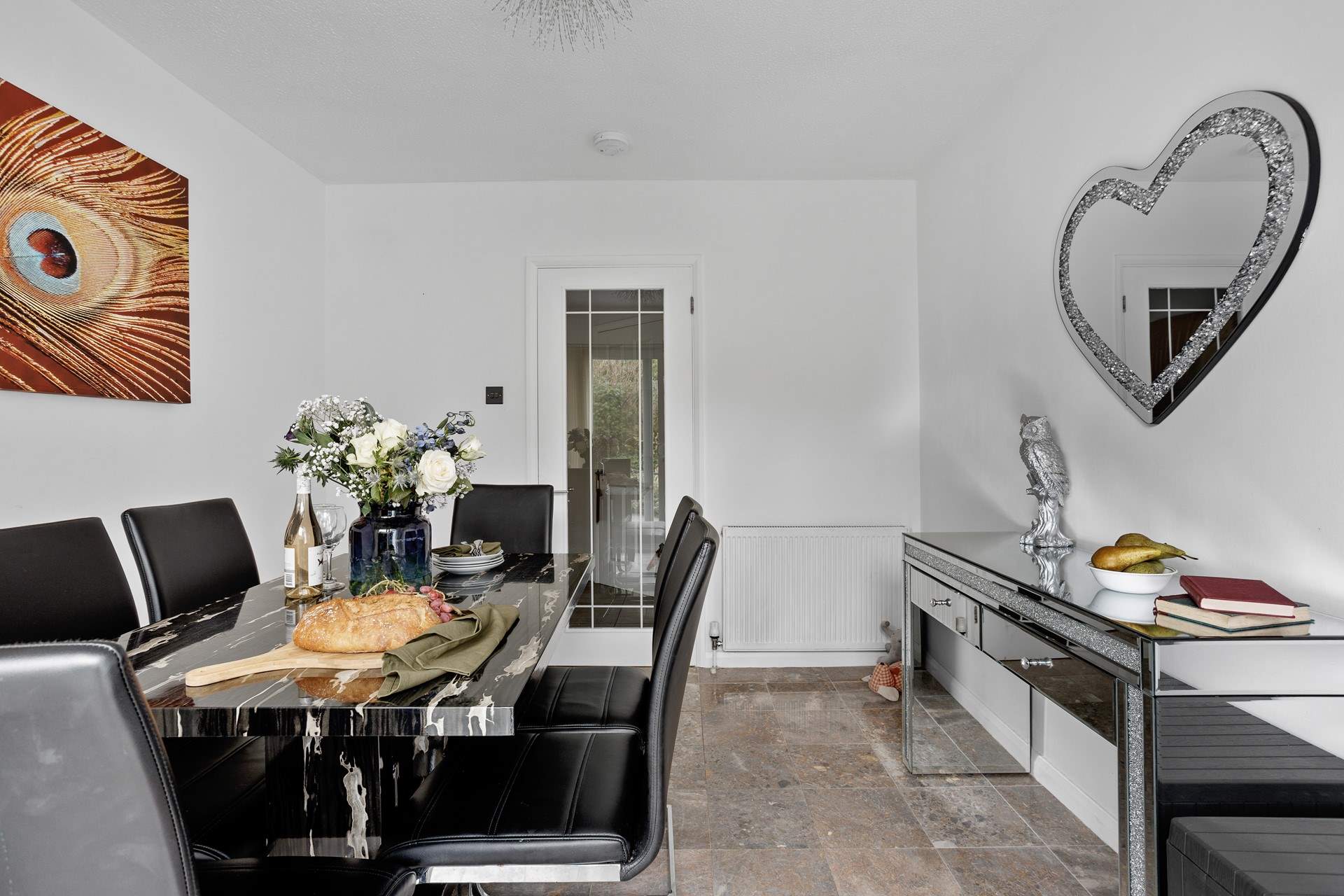 Gather round the dining-table for a family feast.