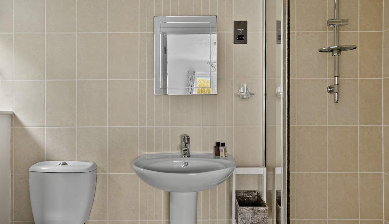 The en suite shower-room.