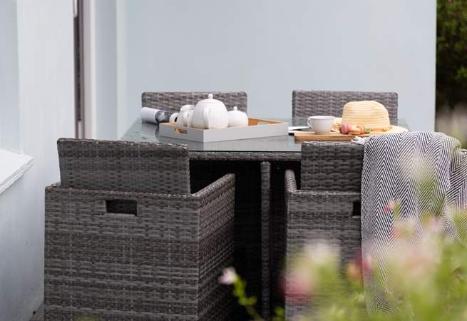 The garden offers lots of places to sit and chill.