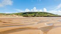 Croyde has a stunning beach with miles of golden sand. 