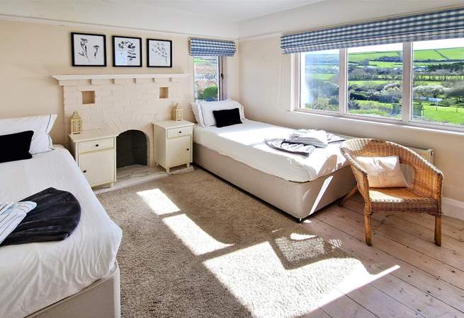 There are two twin bedrooms, one leads off the main bedroom.