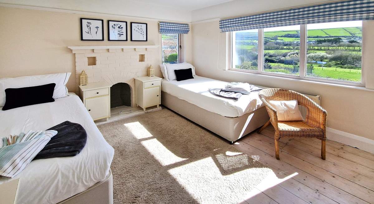 There are two twin bedrooms, one leads off the main bedroom.