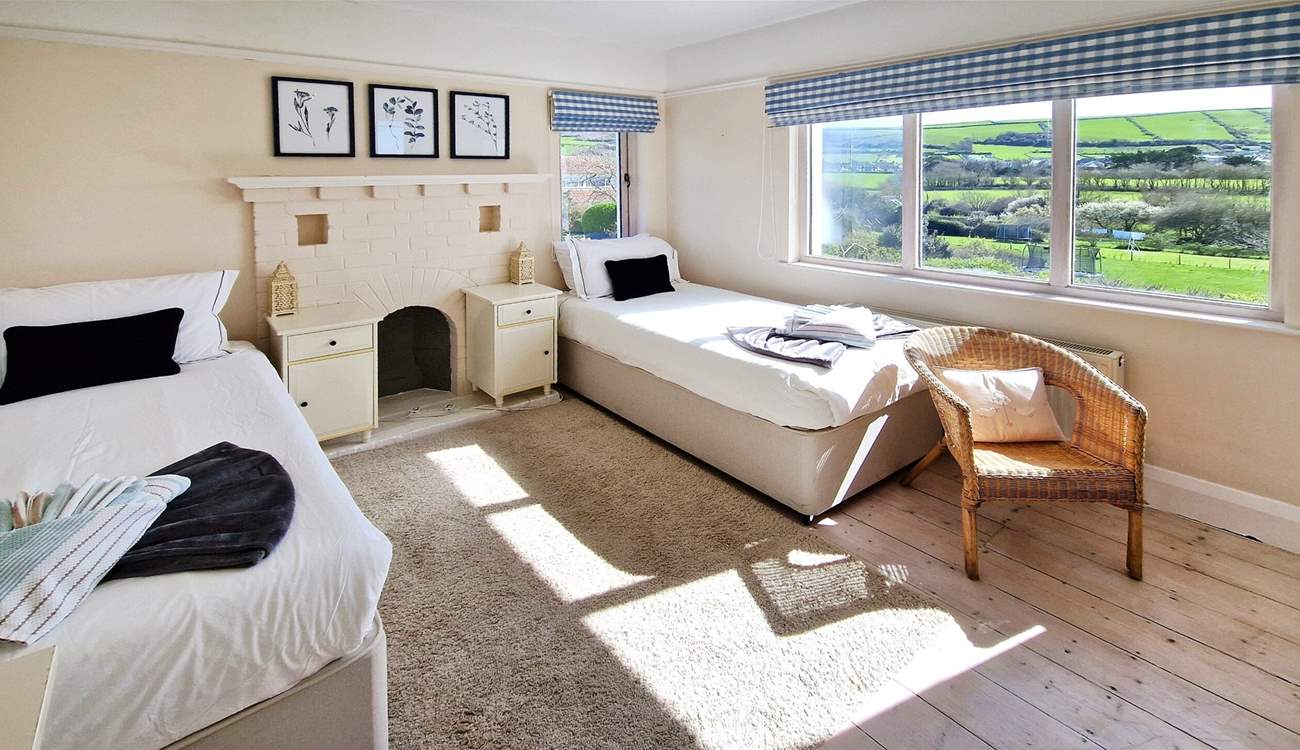 There are two twin bedrooms, one leads off the main bedroom.