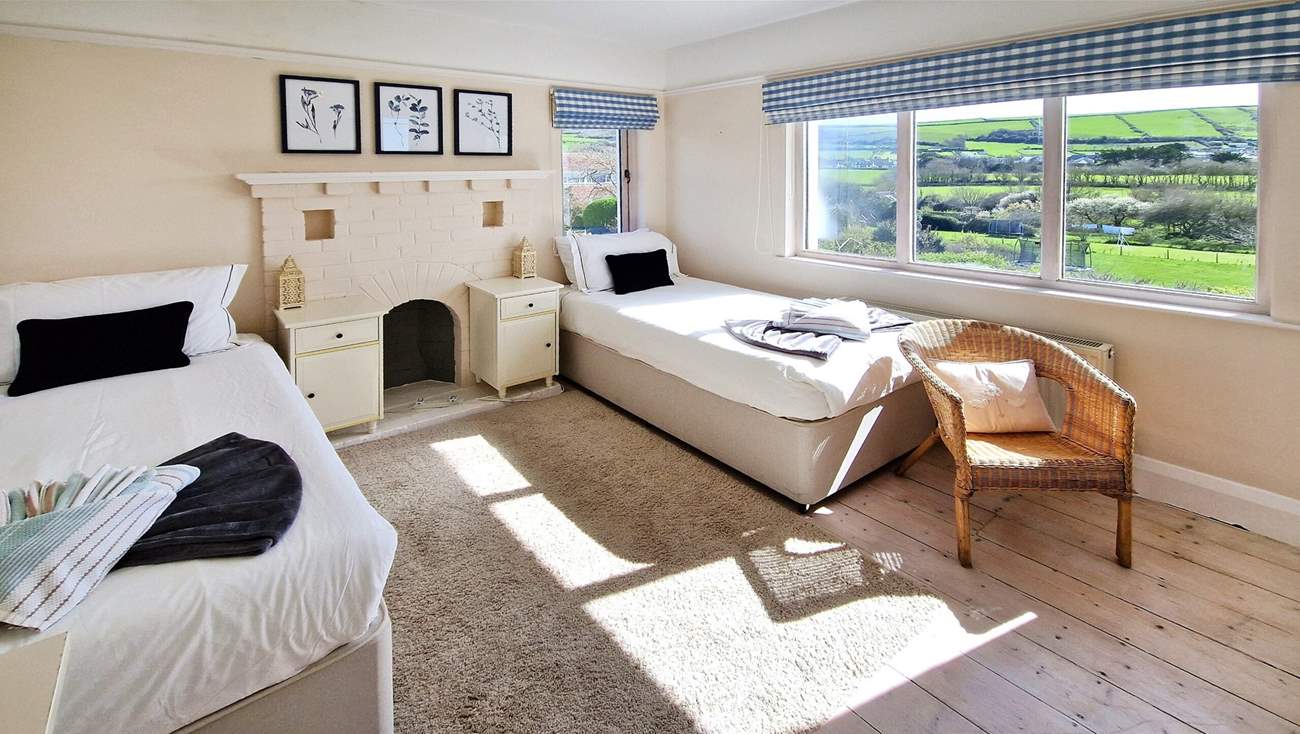 There are two twin bedrooms, one leads off the main bedroom.