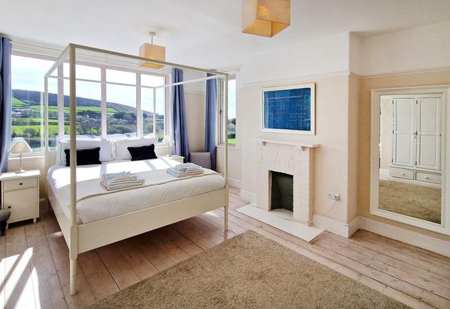 The main bedroom is really rather special. 