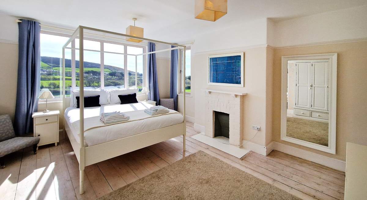 The main bedroom is really rather special. 