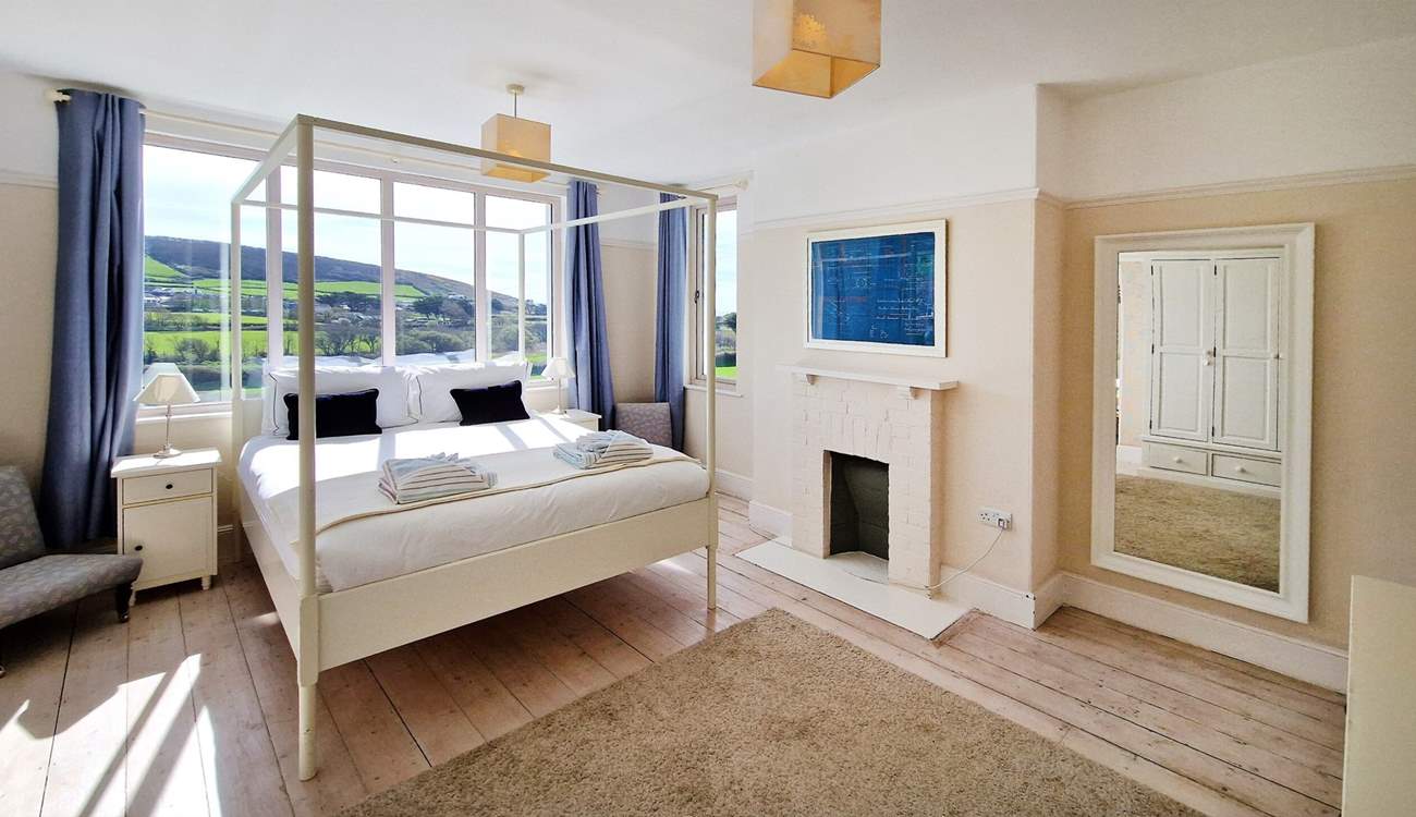 The main bedroom is really rather special. 