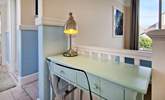 A handy spot on the landing if work comes calling.  - Thumbnail Image