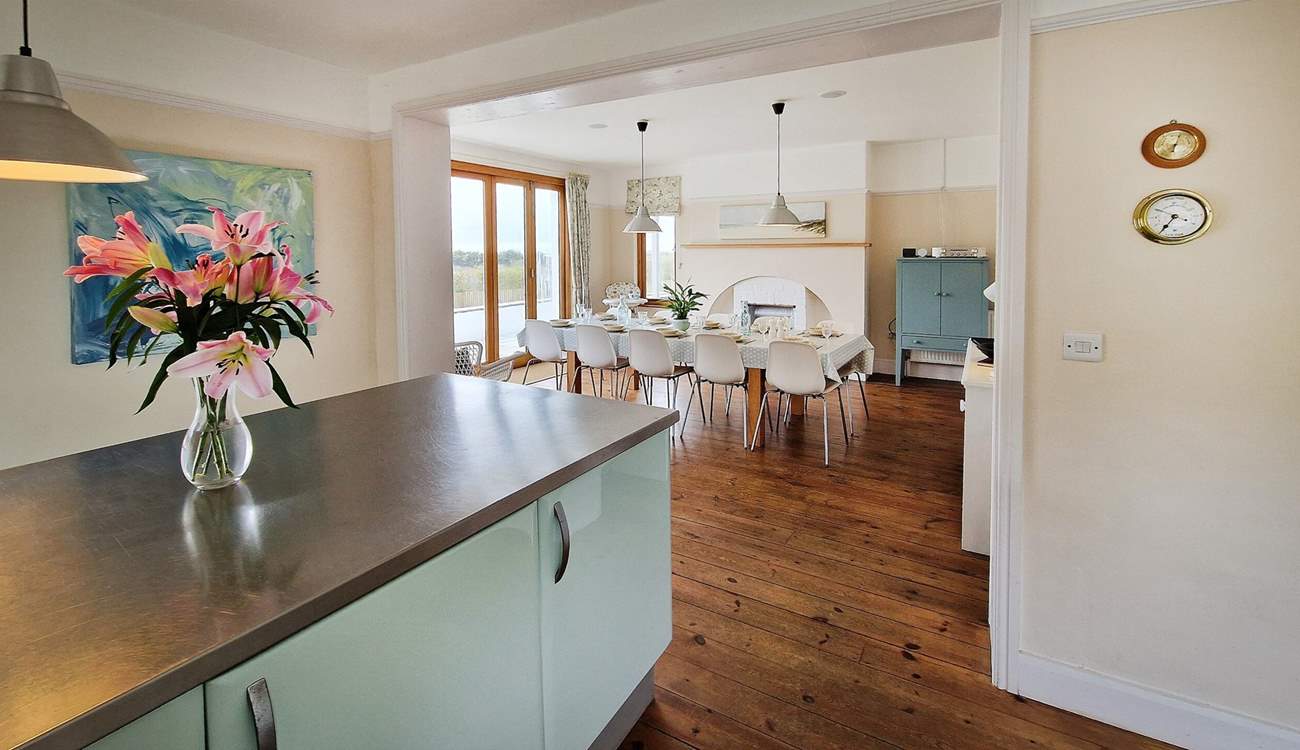 Gather round the table for hearty suppers with a bottle of wine. 