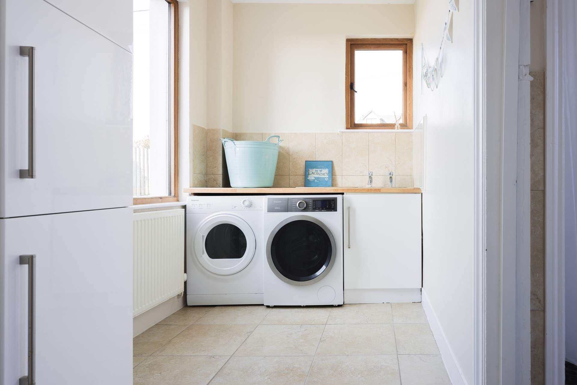 There is also a handy utility room.