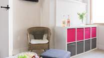 There is a handy second sitting room the perfect spot for the younger members of the family.