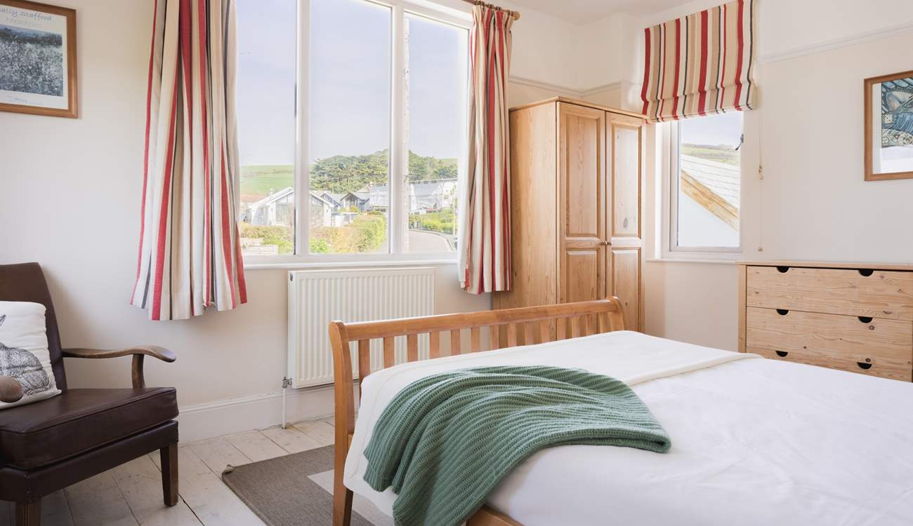 When you look out the window and relax.