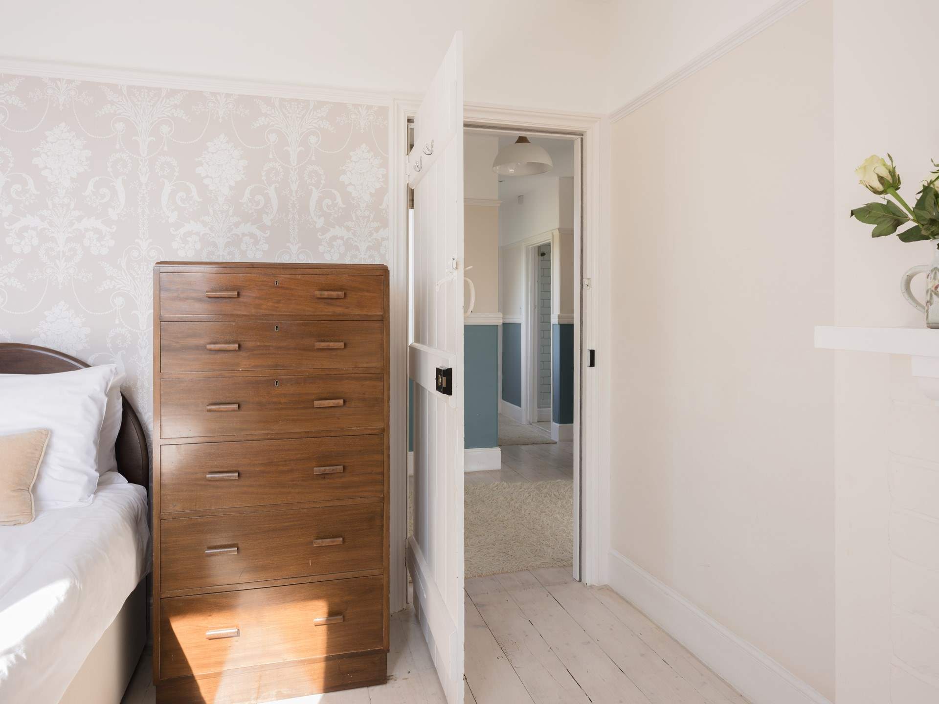 Across the landing you will find the family bathroom.