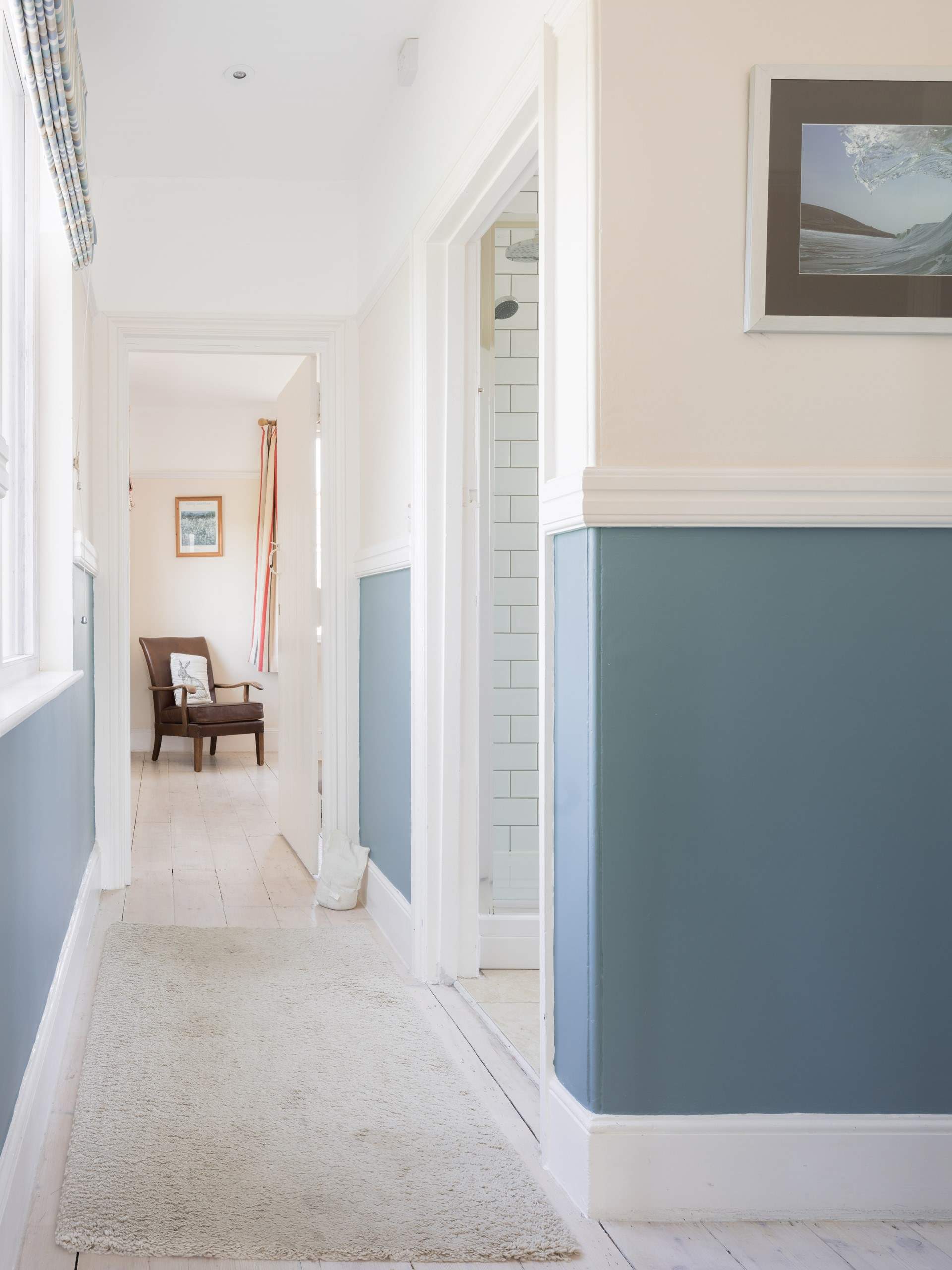 Head back up the hall and head downstairs.