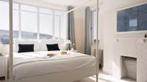 Bedroom one offers views and tranquillity. 