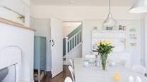 Head to the kitchen/diner.