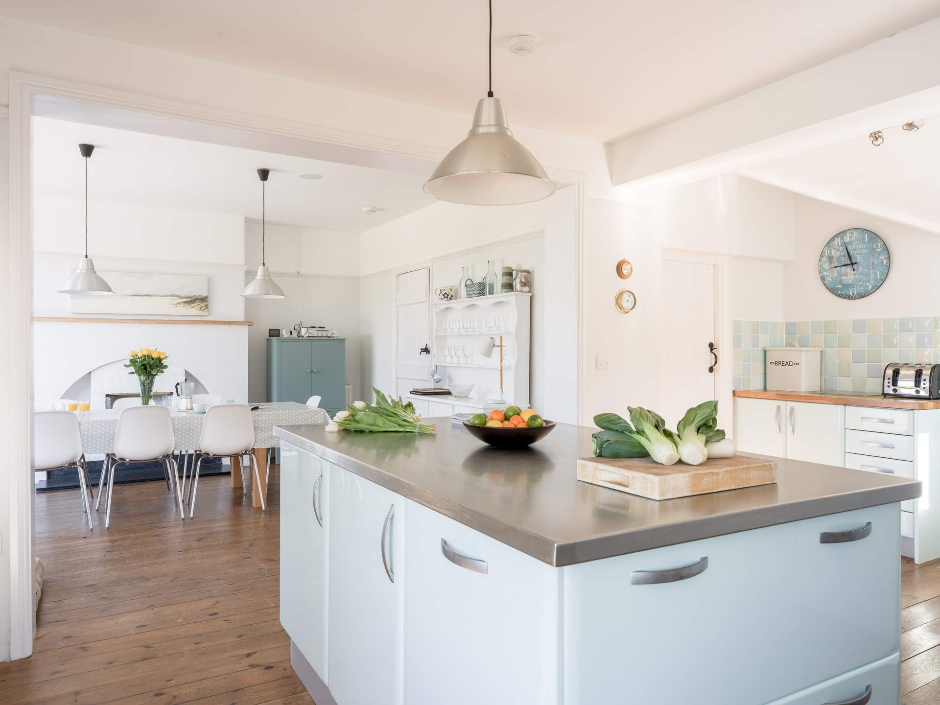 This bright room floods with light and has a lovely charm.