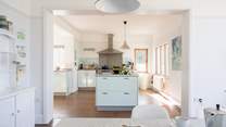 The kitchen/diner has oodles of space. 