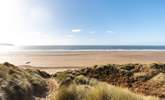 There's a plethora of stunning beaches in the area; this is Woolacombe.  - Thumbnail Image