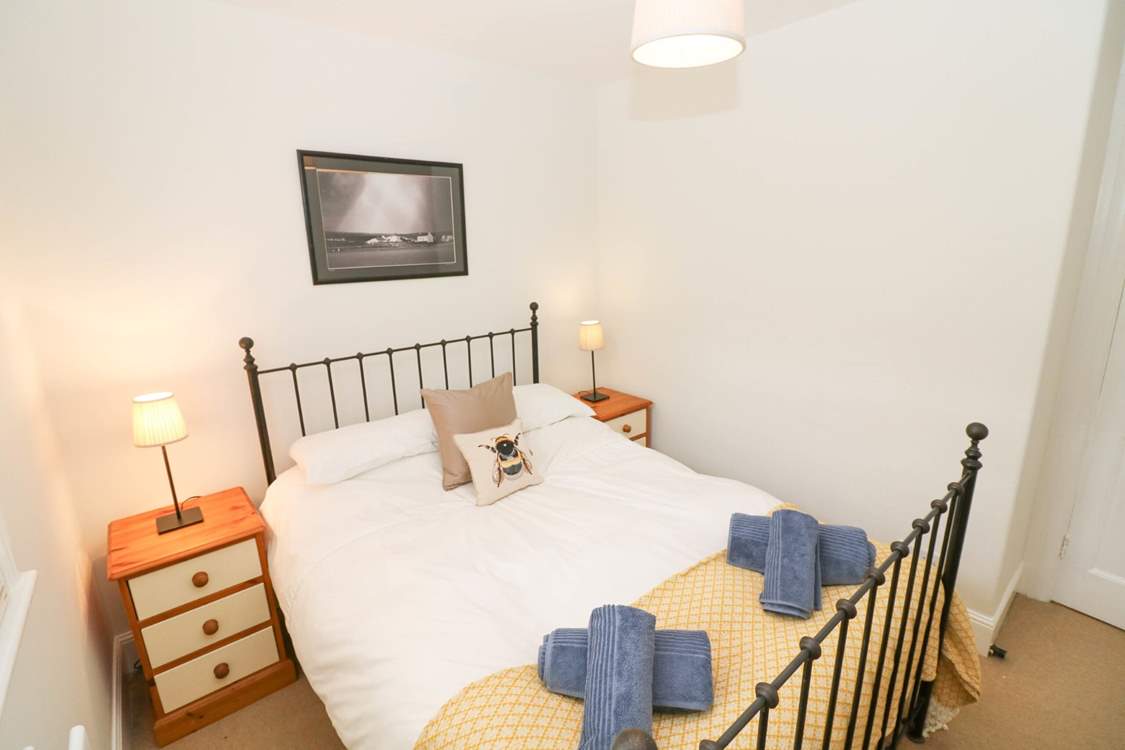 One of the sweet double bedrooms.