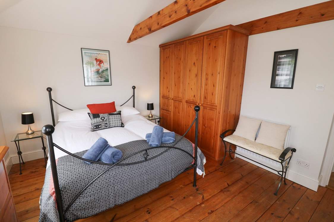There are three bedrooms on the ground floor and two bedrooms on the first.