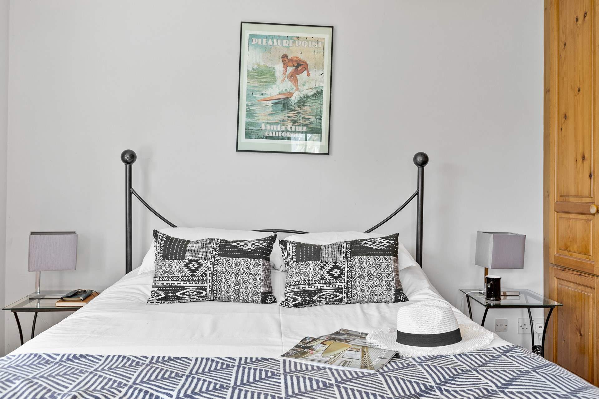 Each bedroom is beautifully furnished. 