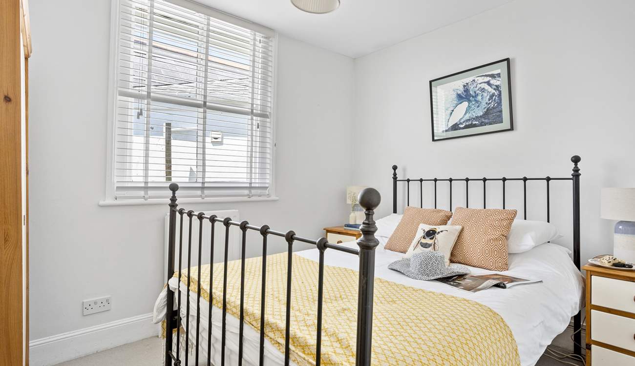 The second pretty double bedded room. 