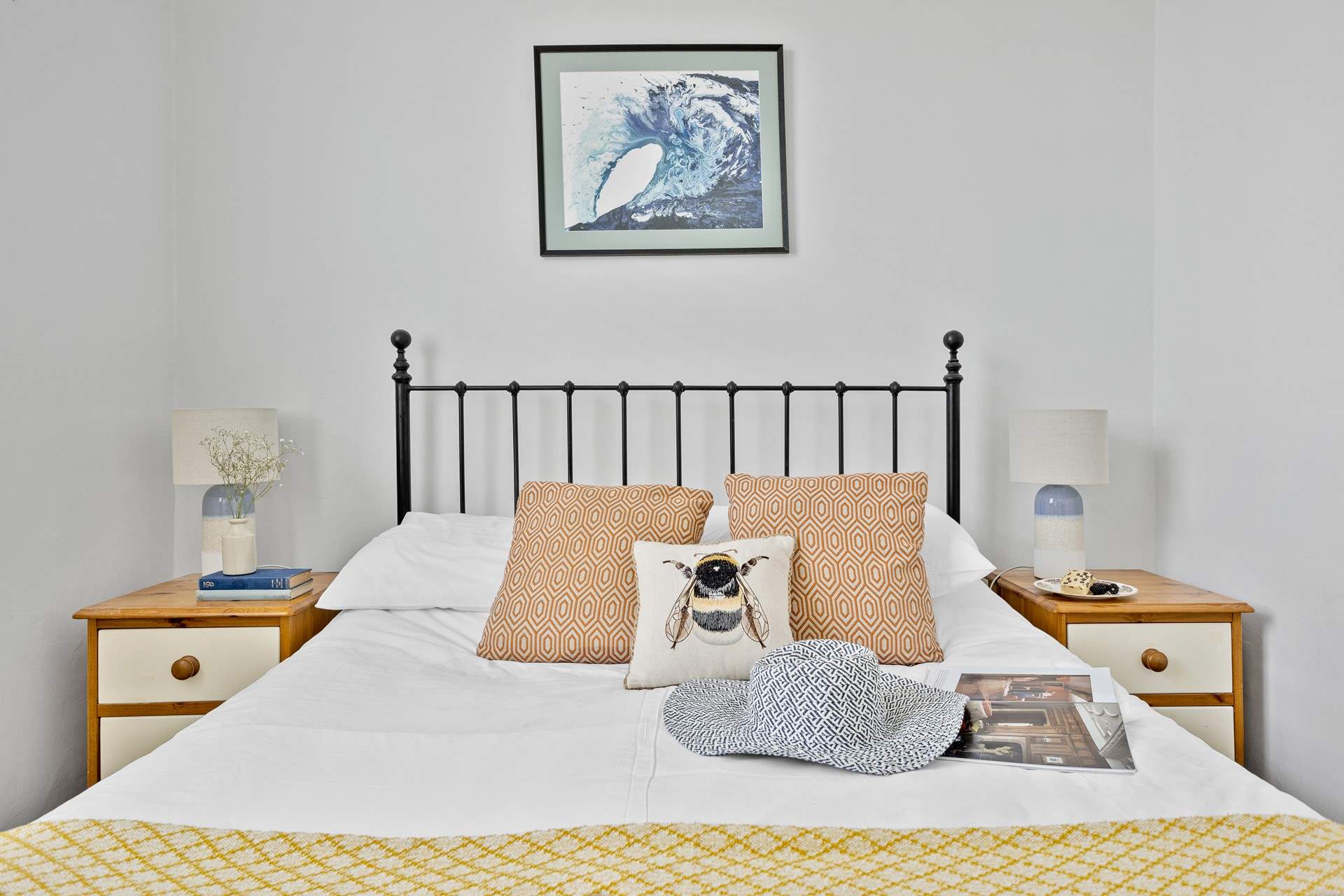 Lovely linens await. 