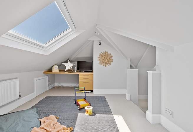 Children will love this space on the first floor. 