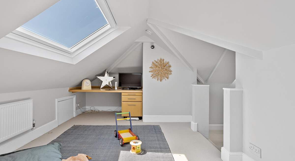 Children will love this space on the first floor. 
