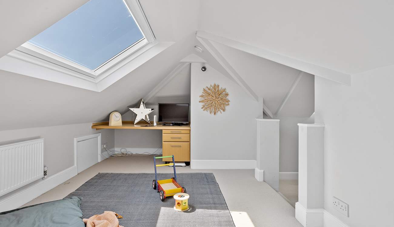 Children will love this space on the first floor. 