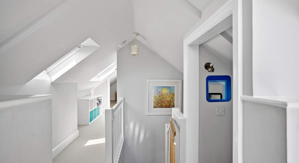 The first floor landing. 