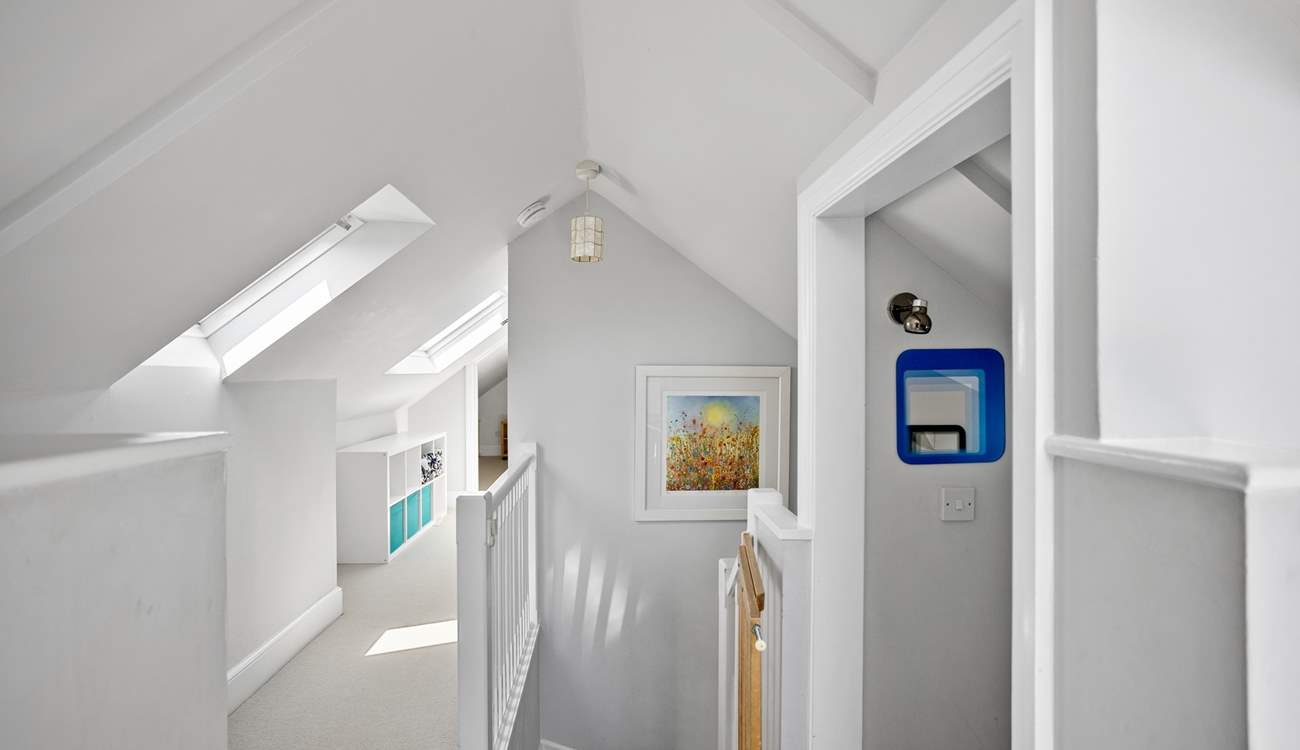 The first floor landing. 