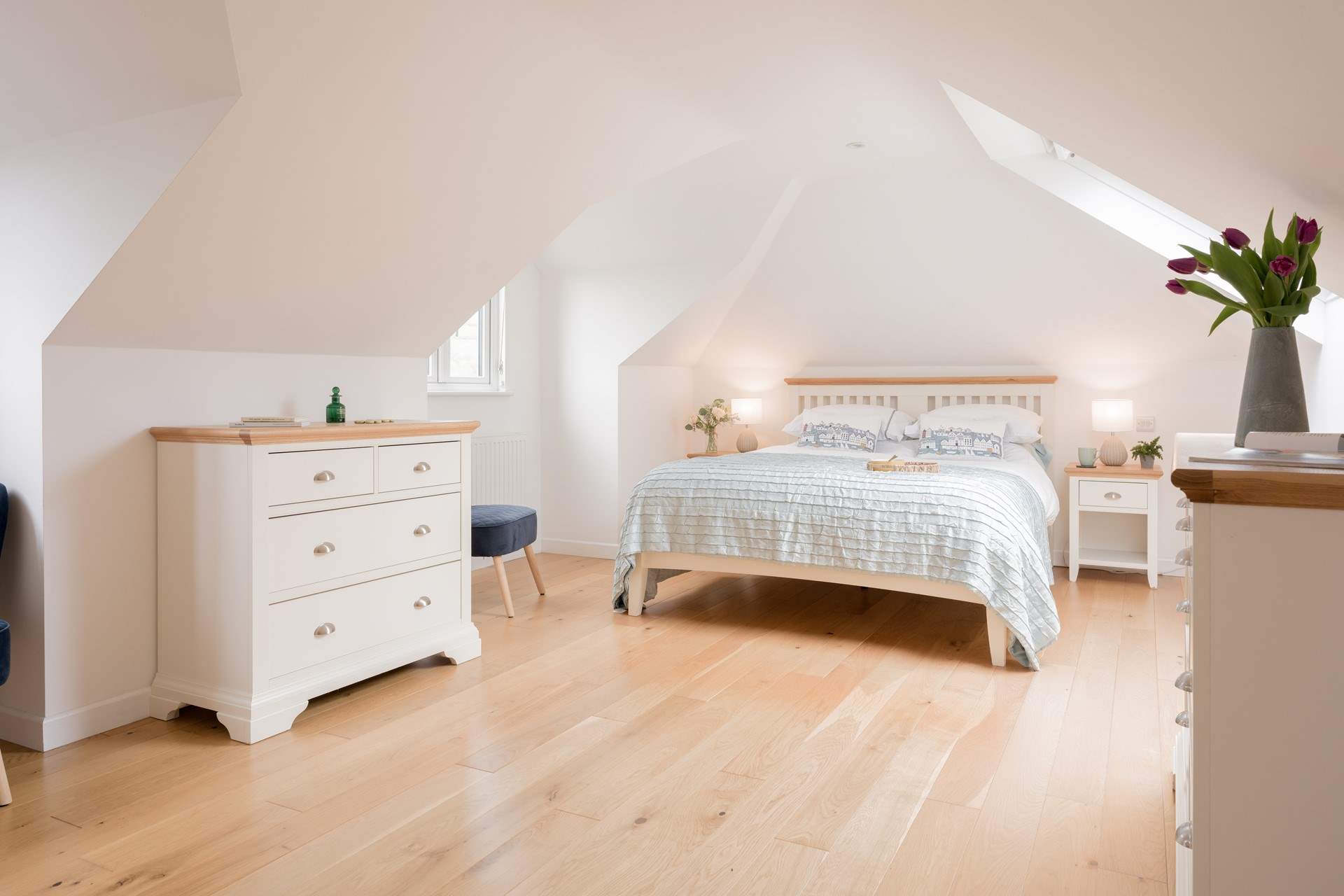 This gorgeous bedroom sits on the first floor with an en suite bedroom.