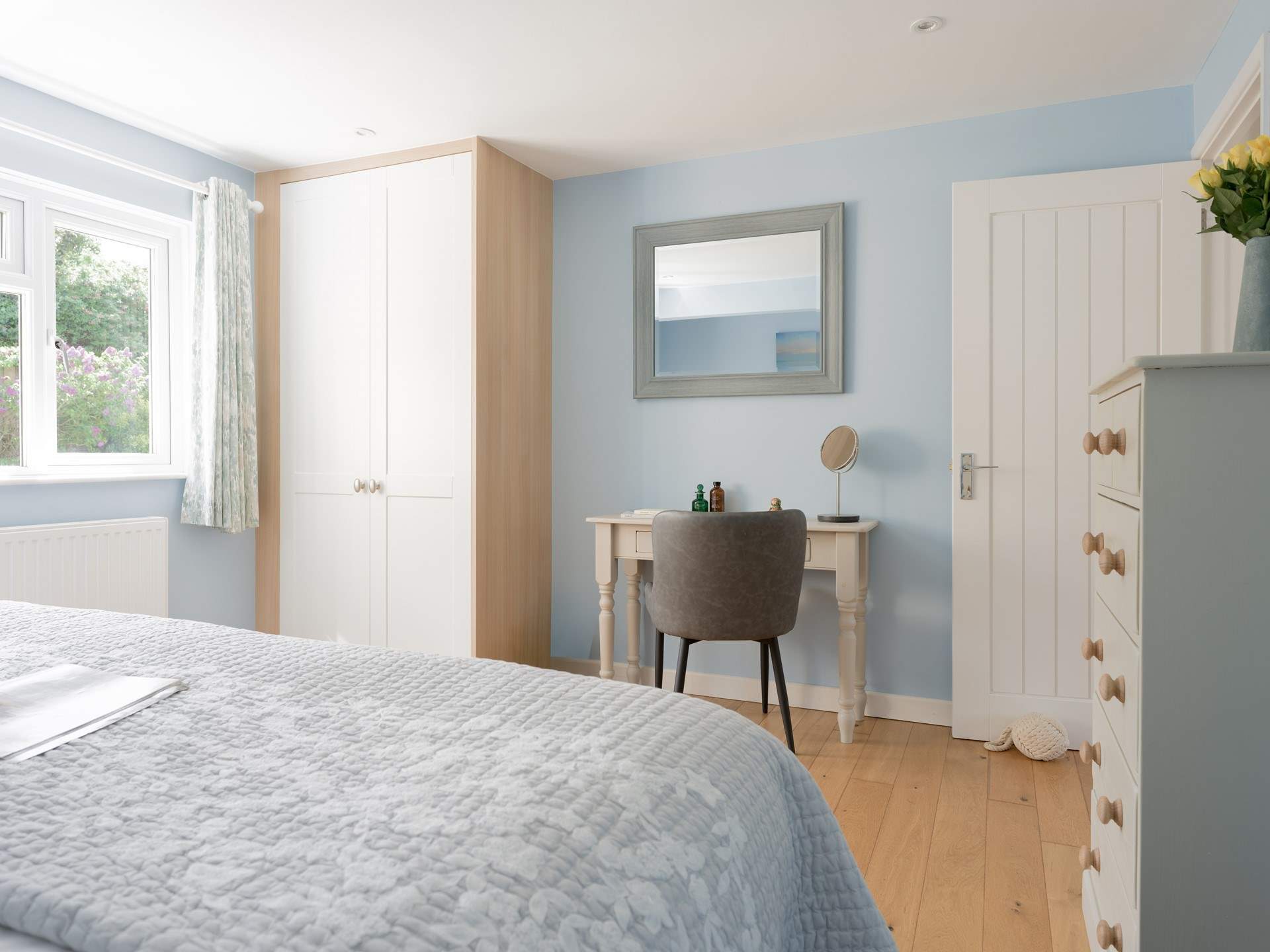 Each room is furnished and styled beautifully. 