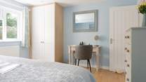 Each room is furnished and styled beautifully. 