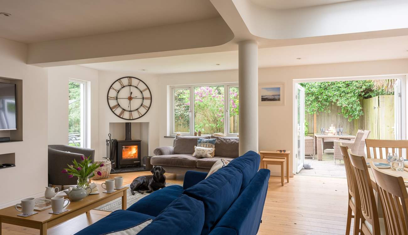 The cosy wood-burner is a real treat on those chilly days.