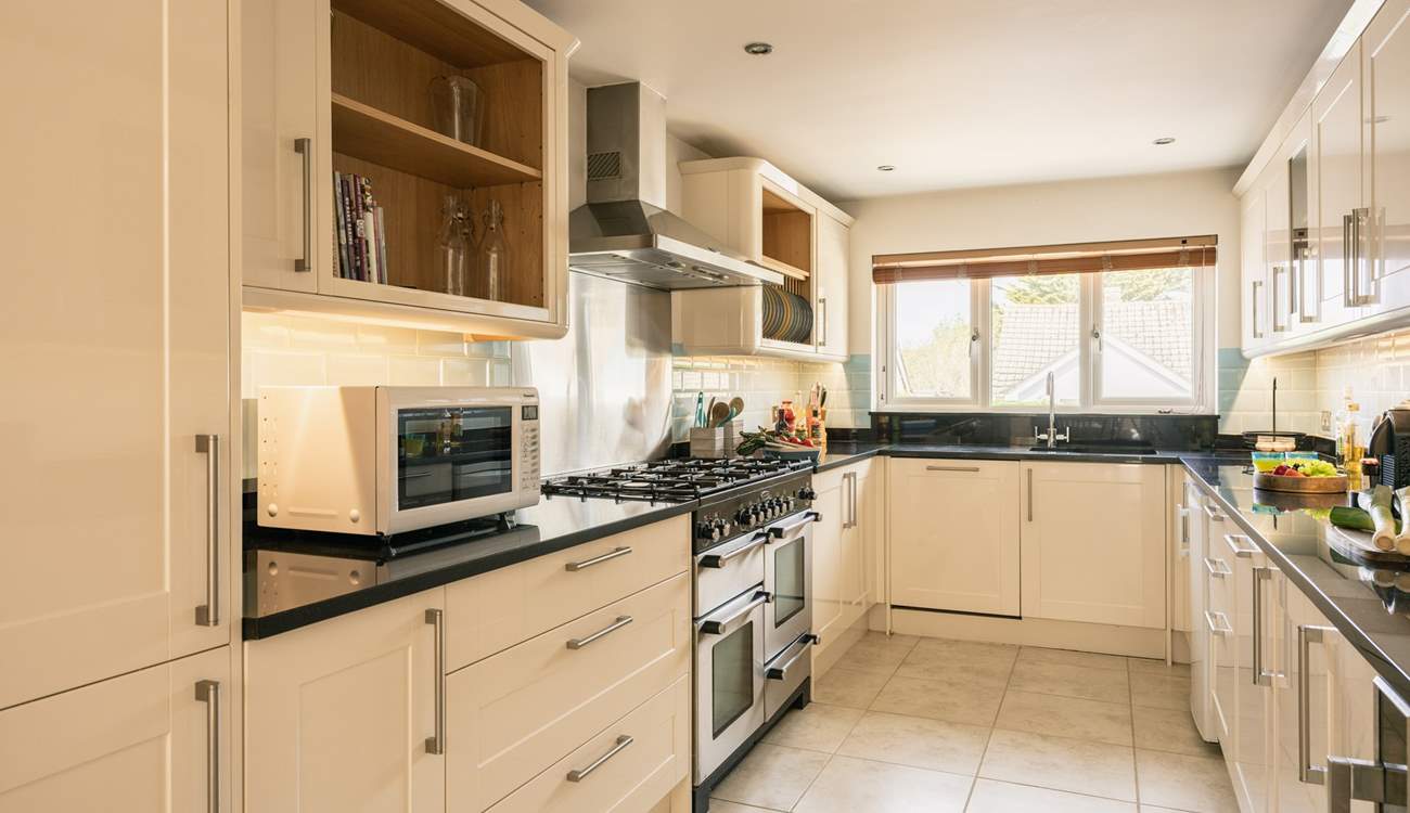 The fully equipped kitchen is a treat.