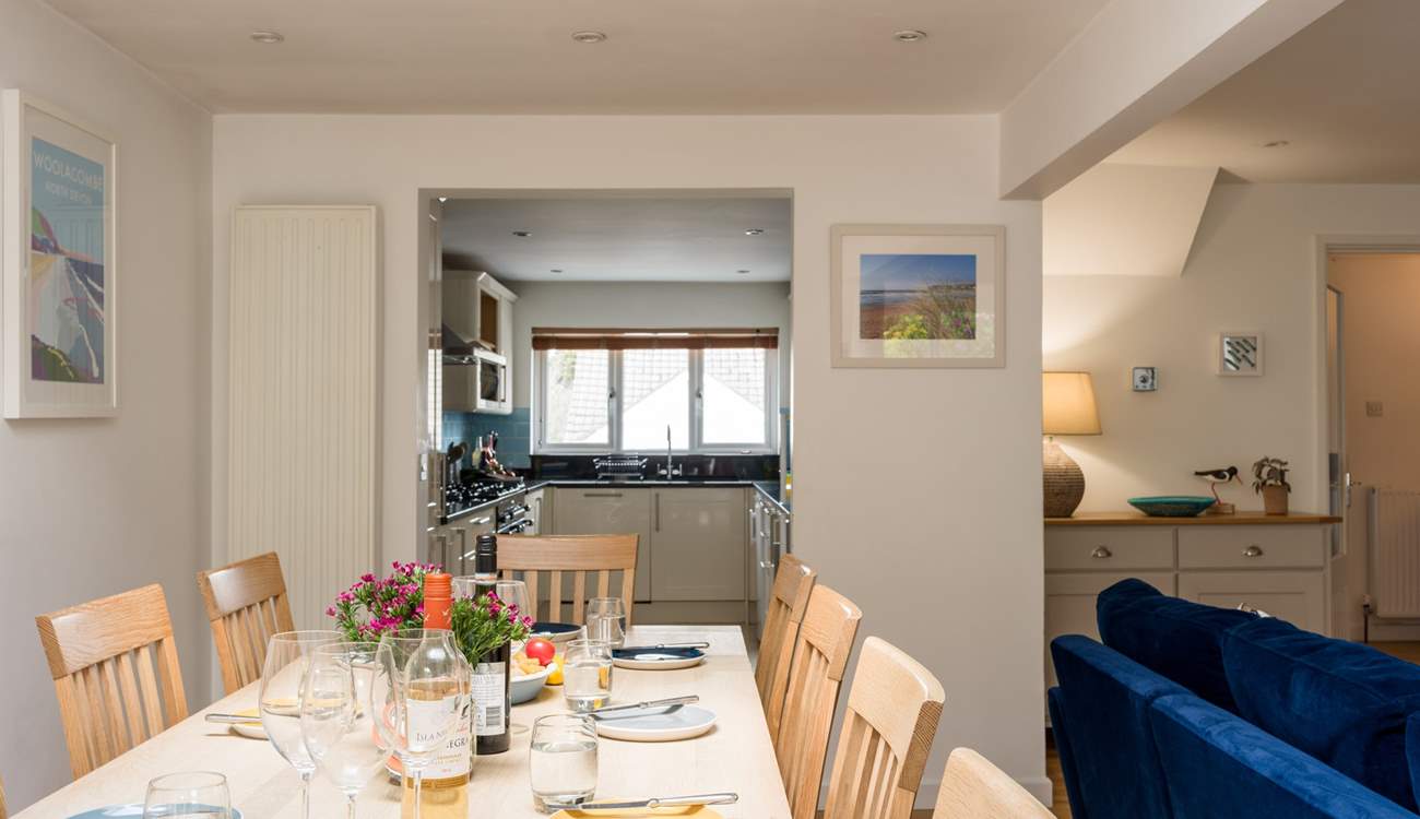 The fully equipped kitchen awaits the chef's arrival.