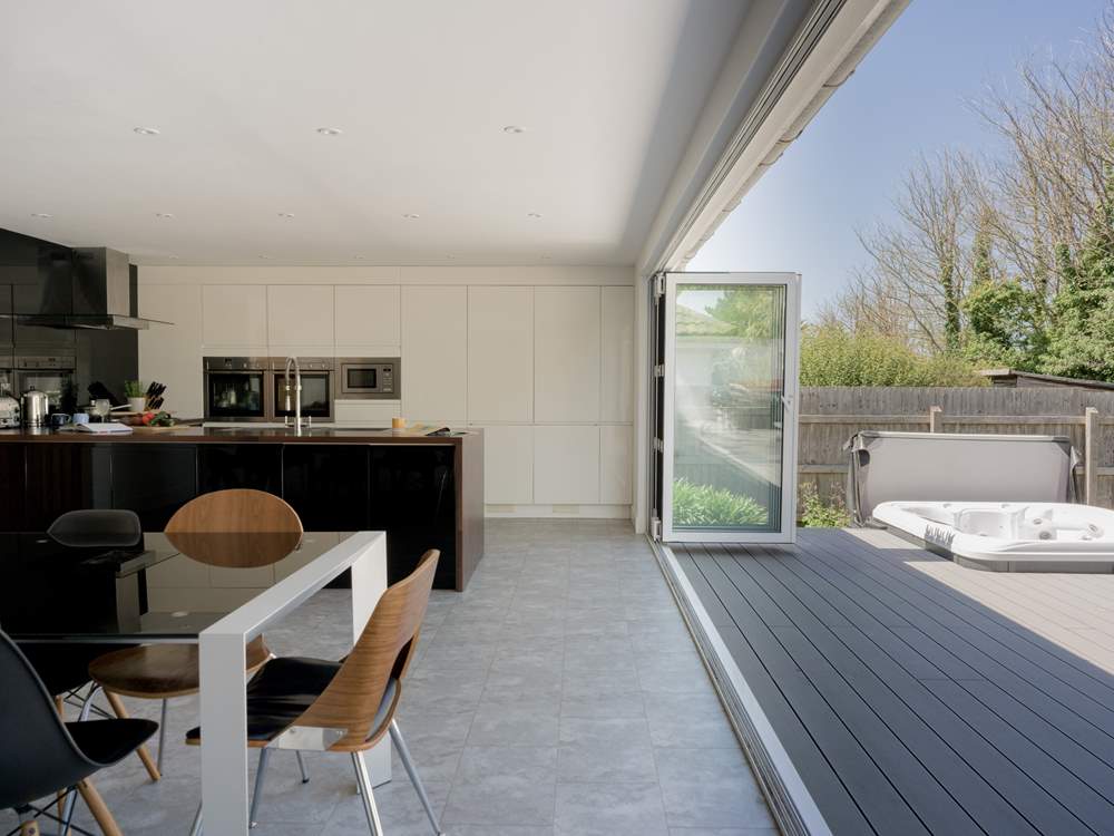 Fold back the doors and let the fresh air in.
