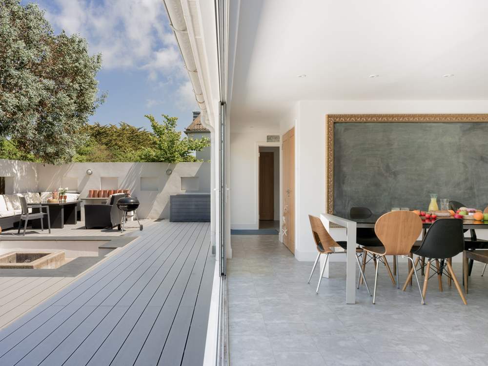 Rip Curl has fabulous outside space through the bi-fold doors.