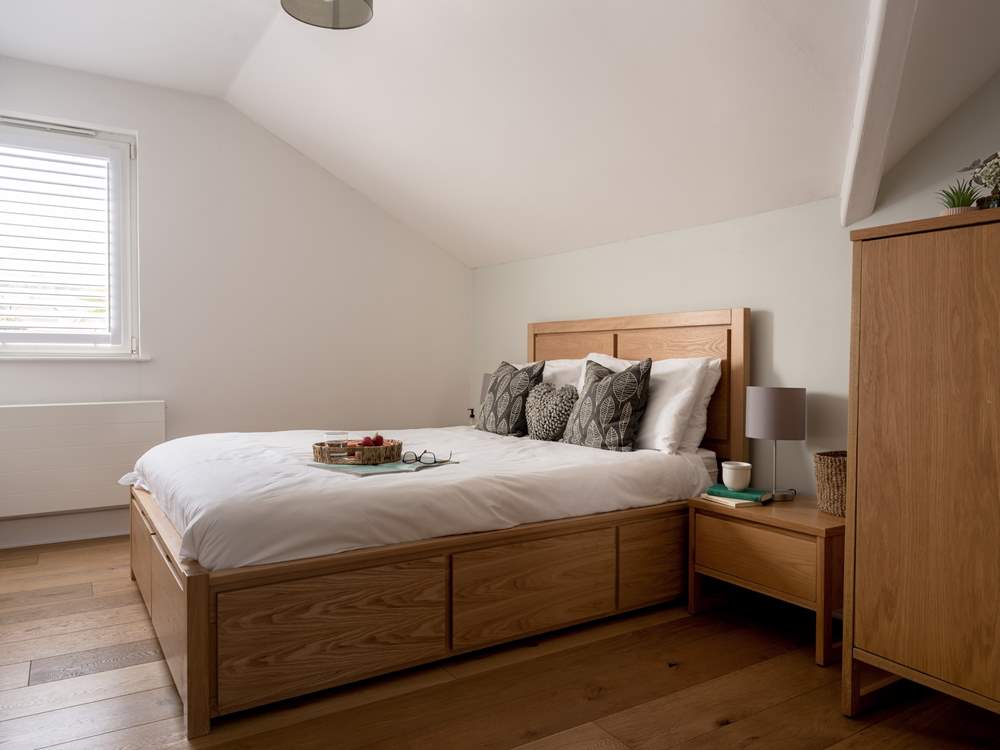 There are two double bedrooms on the first floor.