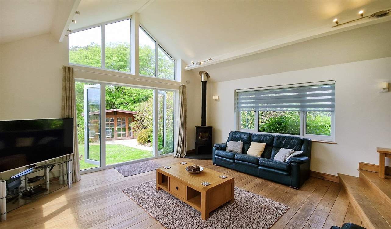 Open the patio doors and let the fresh air in.