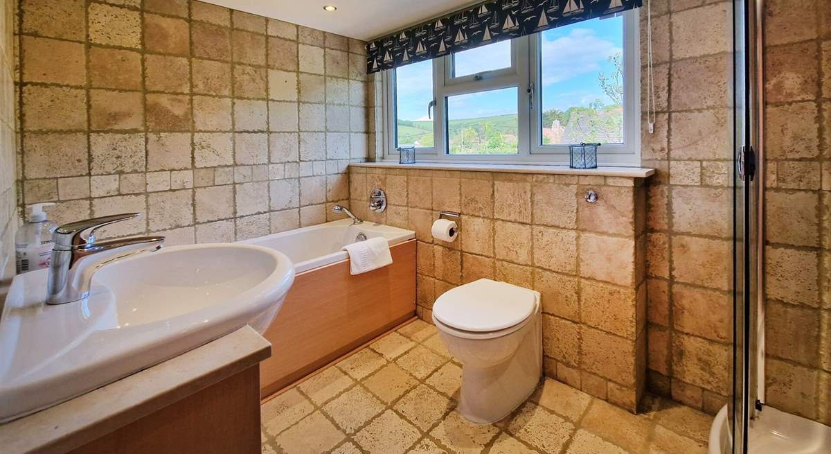 The family bathroom on the first floor. 